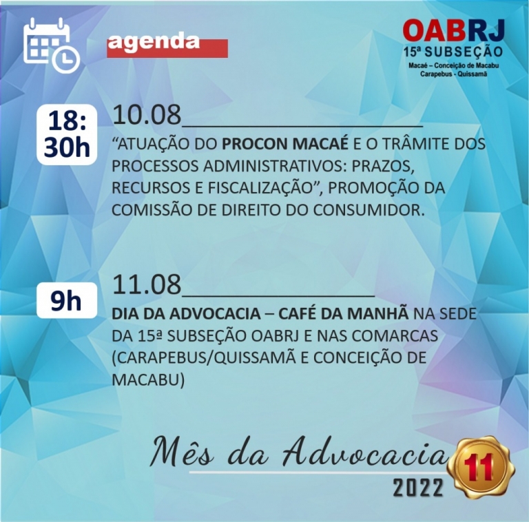 Mês da Advocacia