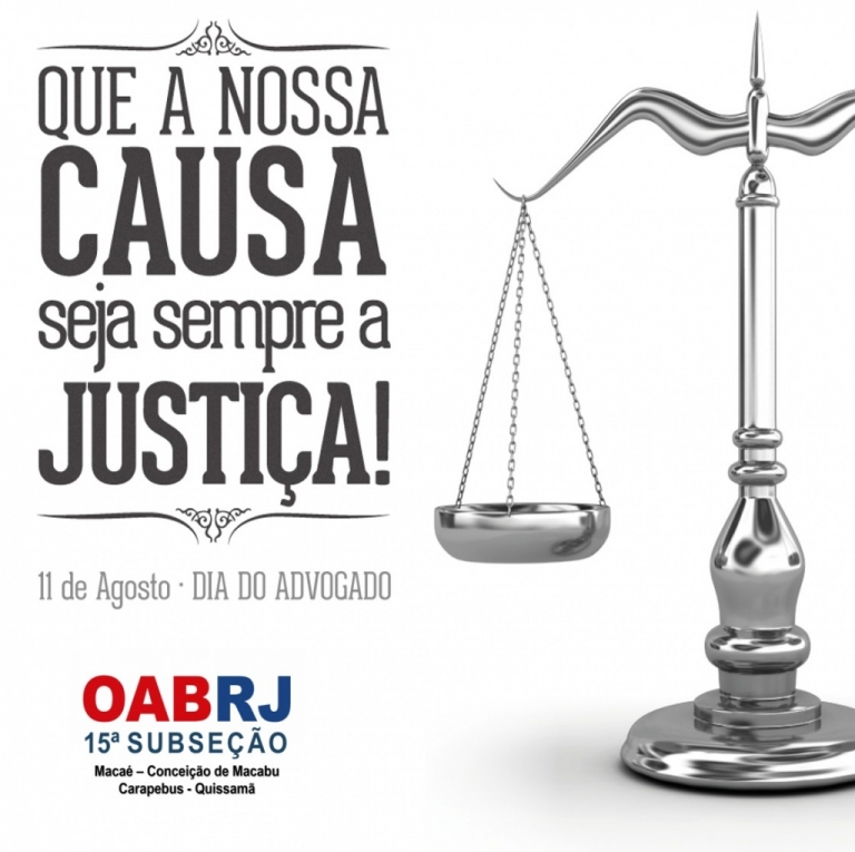 Parabéns, Advocacia!