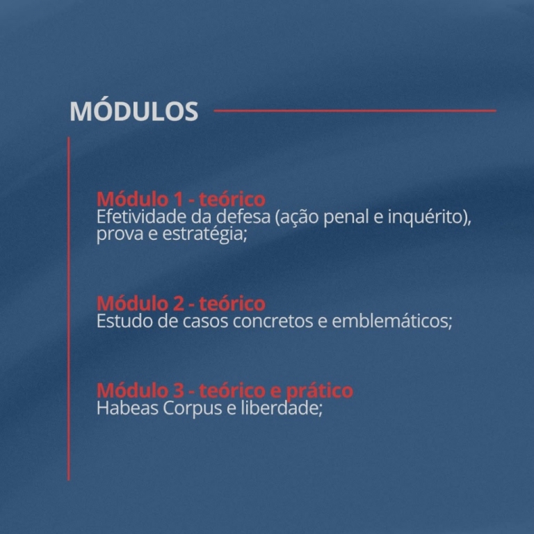 ADVOCACIA CRIMINAL: DA TEORIA À PRÁTICA
