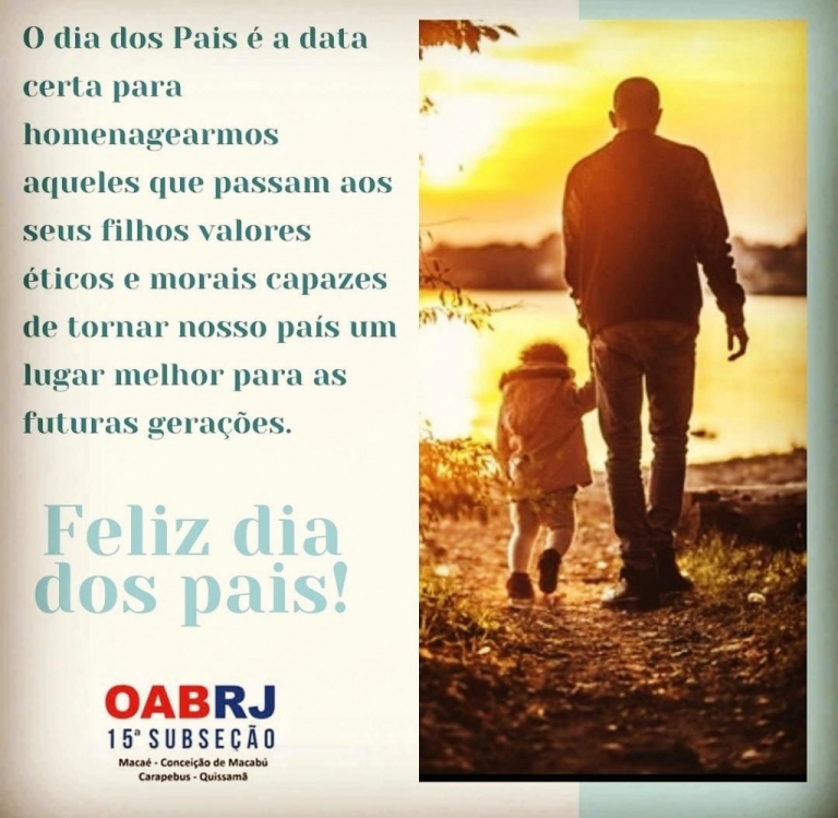 Parabéns a todos os papais!