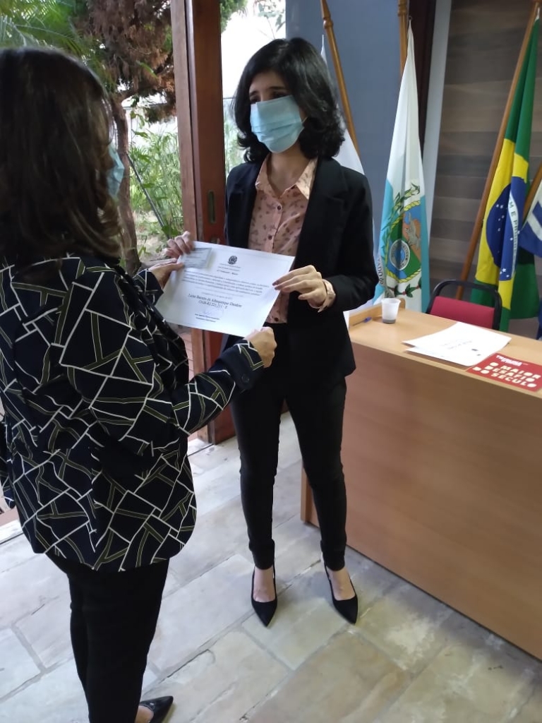 SOLENIDADE DE JURAMENTO E ENTREGA DE CARTEIRAS DA OABRJ NO MÊS DE AGOSTO/2021