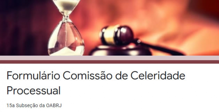 15ª subseção por mais Celeridade Processual