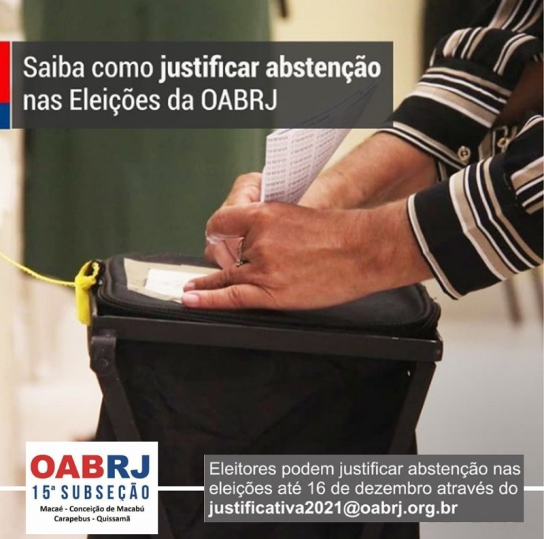 Eleições 2021 OABRJ