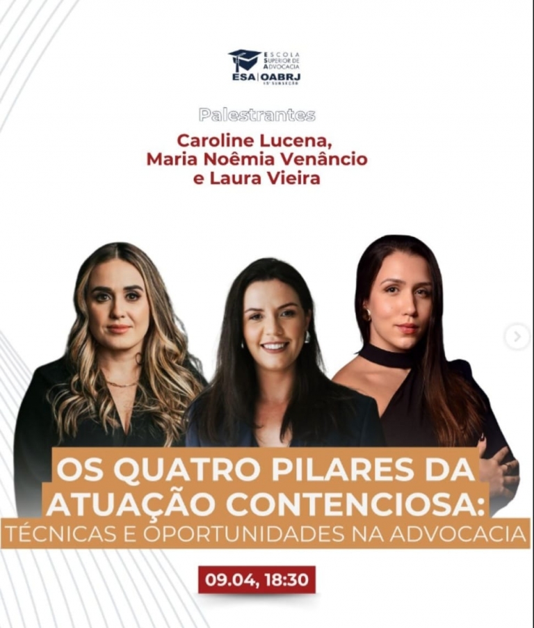 A ESA convida você para um evento imperdível de capacitação para a advocacia!