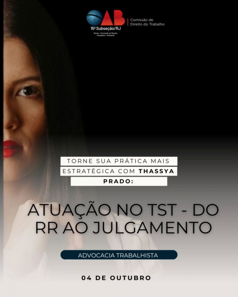  Atuação no TST - do RR ao julgamento
