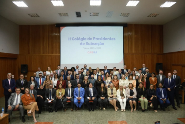 II Colégio de Presidentes de Subseção da OABRJ: Impulsionando o Futuro da Advocacia Fluminense