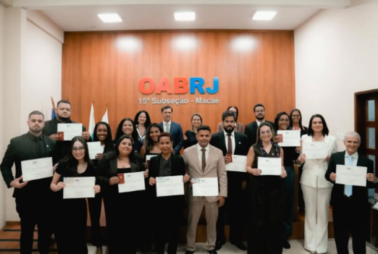 Solenidade de Juramento e Entrega de Carteiras em agosto